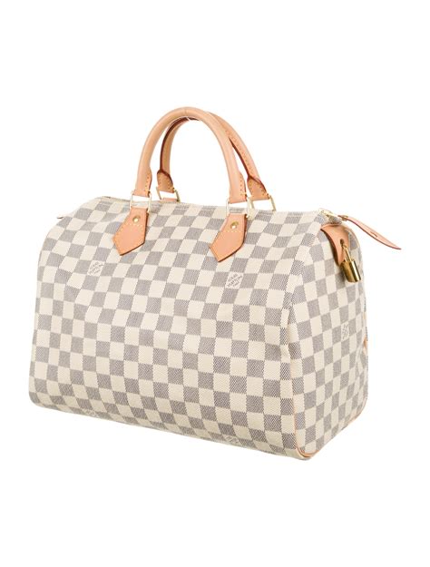 louis vuitton speedy 30 azur review|speedy 30 damier price.